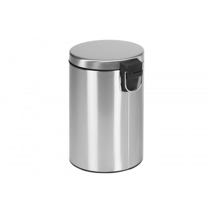 BLNK Round Stainless Steel Fingerprint Resistant Soft Close Step Trash Can -3.2 Gallons (12L) - 3.2 Gall