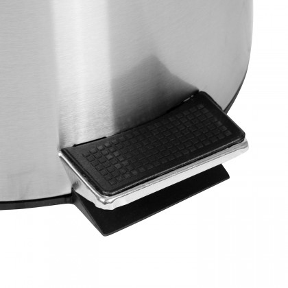 BLNK Round Stainless Steel Fingerprint Resistant Soft Close Step Trash Can -3.2 Gallons (12L) - 3.2 Gall