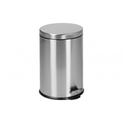 BLNK Round Stainless Steel Fingerprint Resistant Soft Close Step Trash Can - 5.3 Gallons (20L) - 5.3 Gall