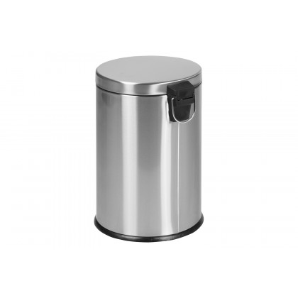 BLNK Round Stainless Steel Fingerprint Resistant Soft Close Step Trash Can - 5.3 Gallons (20L) - 5.3 Gall