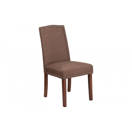 BLNK - HERCULES Hampton Hill Series Parsons Chair with Silver Accent Nail Trim