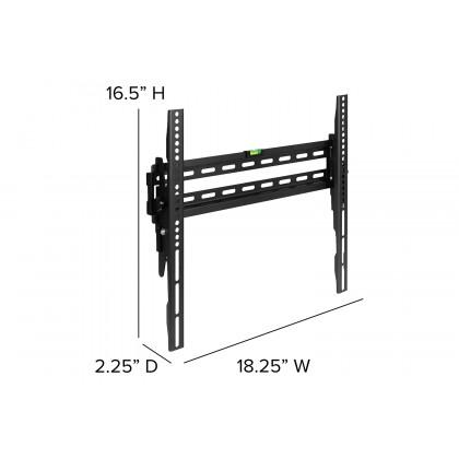 BLNK FLASH MOUNT Tilt TV Wall Mount with Built-In Level - fits TV's 32" - 55"
