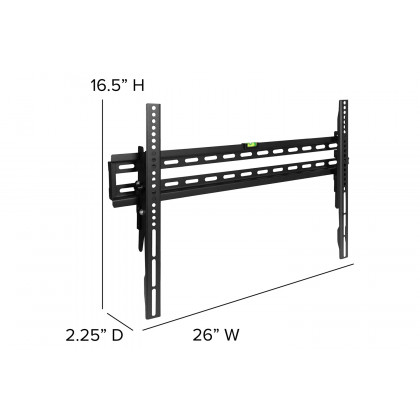 BLNK FLASH MOUNT Tilt TV Wall Mount with Built-In Level - fits TV's 40" - 84"