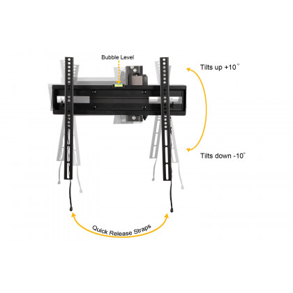 BLNK FLASH MOUNT Full Motion TV Wall Mount with Built-In Level - fits TV's 32" - 55"