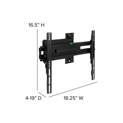 BLNK FLASH MOUNT Full Motion TV Wall Mount with Built-In Level - fits TV's 32" - 55"