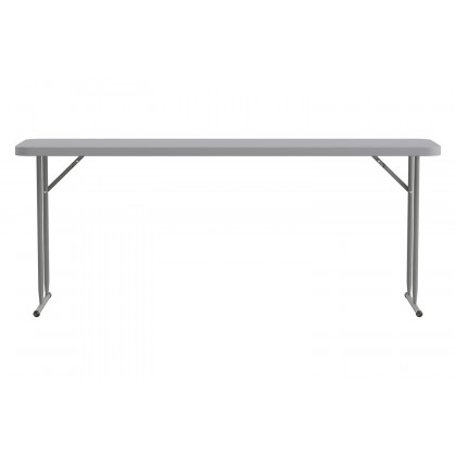 BLNK - Gray Plastic Folding Training Table
