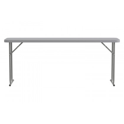 BLNK - Gray Plastic Folding Training Table