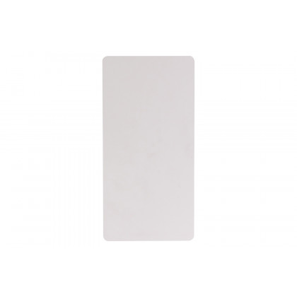 BLNK Granite White Plastic Folding Table - 4'L