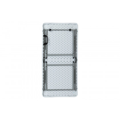 BLNK - Granite White Plastic 3 Height Adjustable Bi-Fold Folding Table