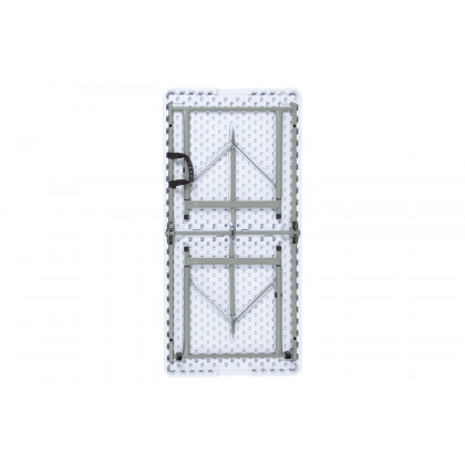 BLNK - Granite White Plastic 2 Height Adjustable Bi-Fold Folding Table