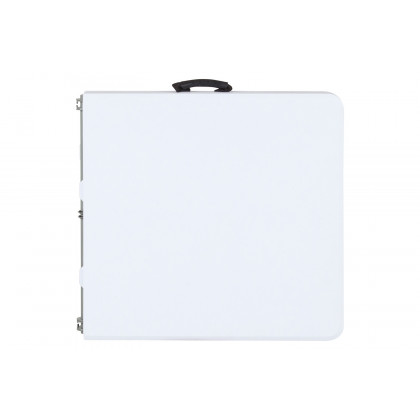 BLNK - Granite White Plastic 2 Height Adjustable Bi-Fold Folding Table