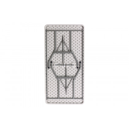 BLNK Granite White Plastic Folding Table - 5'L