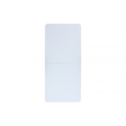 BLNK Granite White Plastic Bi-Fold Folding Table - 4.97'L