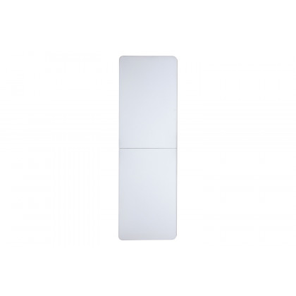 BLNK Granite White Plastic Height Adjustable Folding Table - 8'L