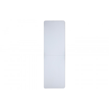 BLNK - Granite White Plastic Height Adjustable Bi-Fold Plastic Banquet and Event Folding Table with Carrying Handle