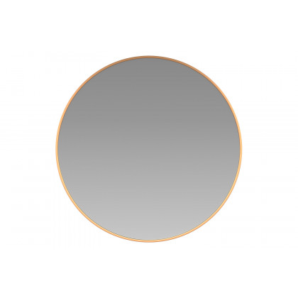 BLNK Julianne Style 1 Round Metal Framed Wall Mirror - Gold, 30"D
