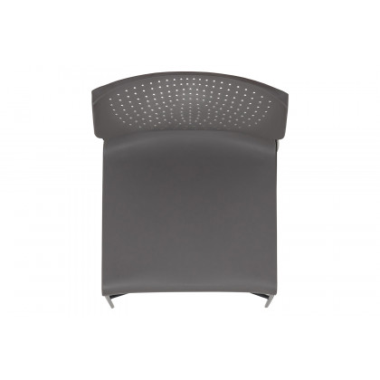 BLNK HERCULES Series Full Back Stack Chair with Powder Coated Frame - Gray
