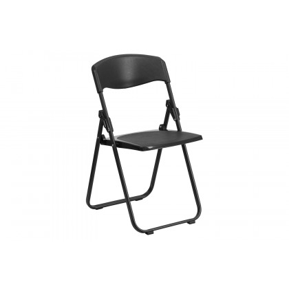 BLNK - HERCULES Series Plastic Heavy Duty Folding Chair with Built-in Ganging Brackets