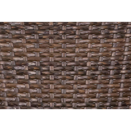 BLNK Milano Series Rattan Restaurant Patio Chair with Bamboo-Aluminum Frame - Cocoa