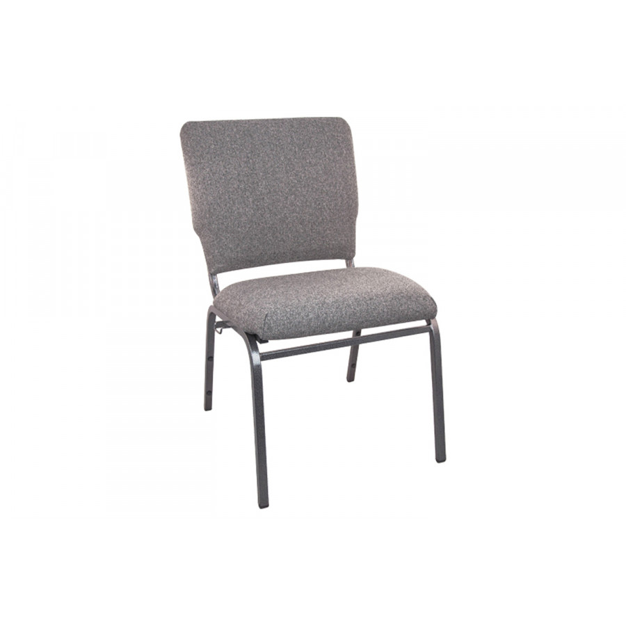 BLNK Advantage Multipurpose Church Chairs - Charcoal Gray, 18.5"W