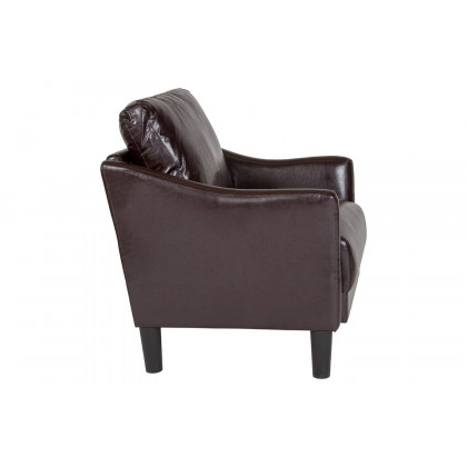 BLNK Asti LeatherSoft Upholstered Chair - Brown