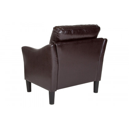 BLNK Asti LeatherSoft Upholstered Chair - Brown