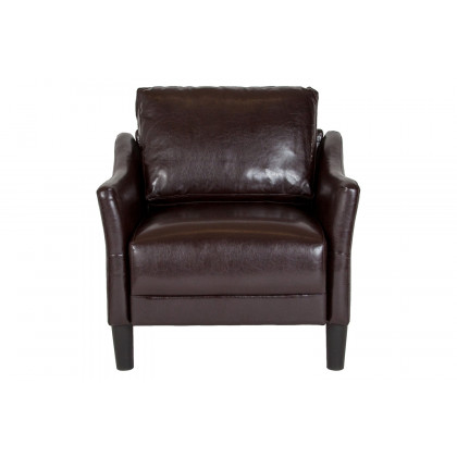 BLNK Asti LeatherSoft Upholstered Chair - Brown