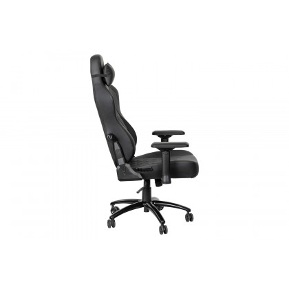 BLNK Falco Ergonomic Black High-Back Adjustable Gaming Chair with 4D Armrests, Headrest Pillow, and Adjustable Lumbar Support - with Black Stitching
