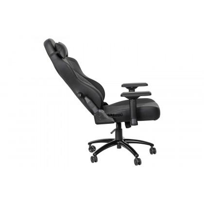 BLNK Falco Ergonomic Black High-Back Adjustable Gaming Chair with 4D Armrests, Headrest Pillow, and Adjustable Lumbar Support - with Black Stitching