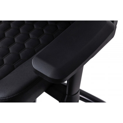 BLNK Falco Ergonomic Black High-Back Adjustable Gaming Chair with 4D Armrests, Headrest Pillow, and Adjustable Lumbar Support - with Black Stitching