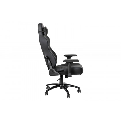 BLNK Falco Ergonomic Black High-Back Adjustable Gaming Chair with 4D Armrests, Headrest Pillow, and Adjustable Lumbar Support - with Blue Stitching
