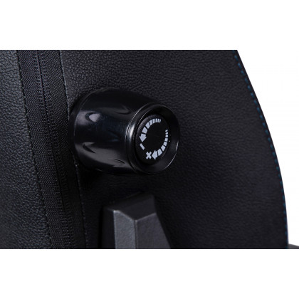 BLNK Falco Ergonomic Black High-Back Adjustable Gaming Chair with 4D Armrests, Headrest Pillow, and Adjustable Lumbar Support - with Blue Stitching