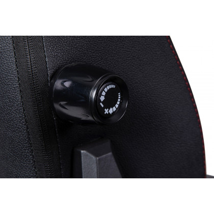 BLNK Falco Ergonomic Black High-Back Adjustable Gaming Chair with 4D Armrests, Headrest Pillow, and Adjustable Lumbar Support - with Red Stitching