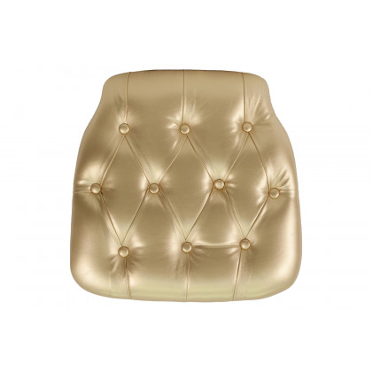 BLNK - Louise Vinyl Hard Tufted Chiavari Chair Cushion