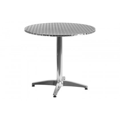 BLNK - Mellie Round Aluminum Indoor-Outdoor Table with Base
