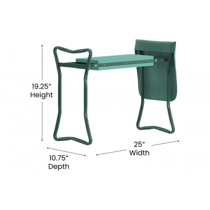BLNK Assisi Foldable Garden Kneeler - Green