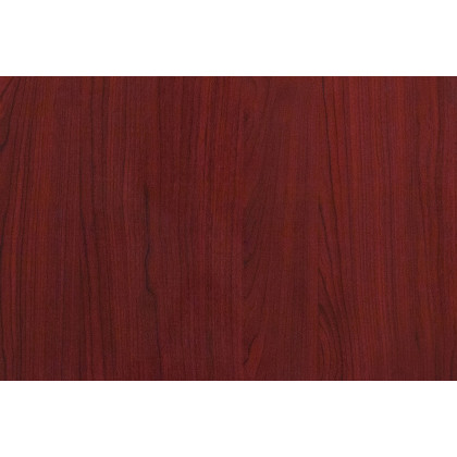BLNK Glenbrook Rectangular Resin High-Gloss Table Top with 2" Thick Edge - Mahogany, 24"W x 30"L