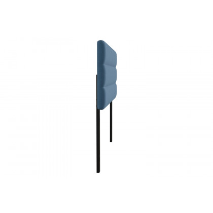 BLNK Paxton Fabric Channel Stitched Upholstered Adjustable Height Headboard - Blue, Queen Size