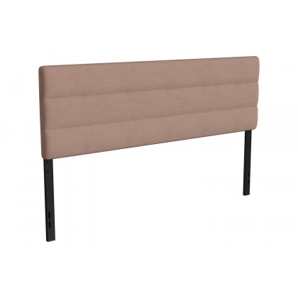 BLNK Paxton Fabric Channel Stitched Upholstered Adjustable Height Headboard - Taupe, King Size