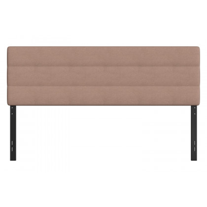 BLNK Paxton Fabric Channel Stitched Upholstered Adjustable Height Headboard - Taupe, King Size