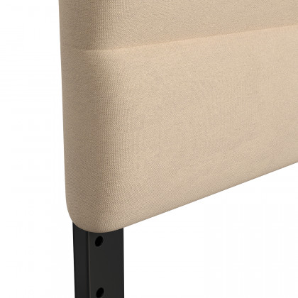 BLNK Paxton Fabric Channel Stitched Upholstered Adjustable Height Headboard - Cream, Queen Size
