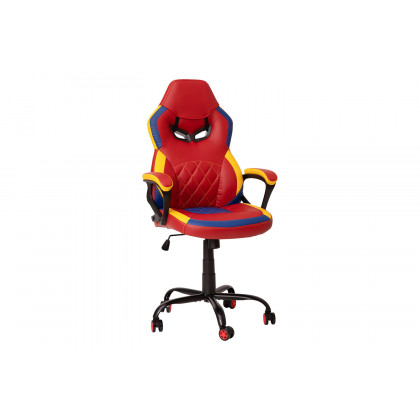 BLNK - Stone Ergonomic Designer Adjustable Office Computer Chair with Red Dual Wheel Casters