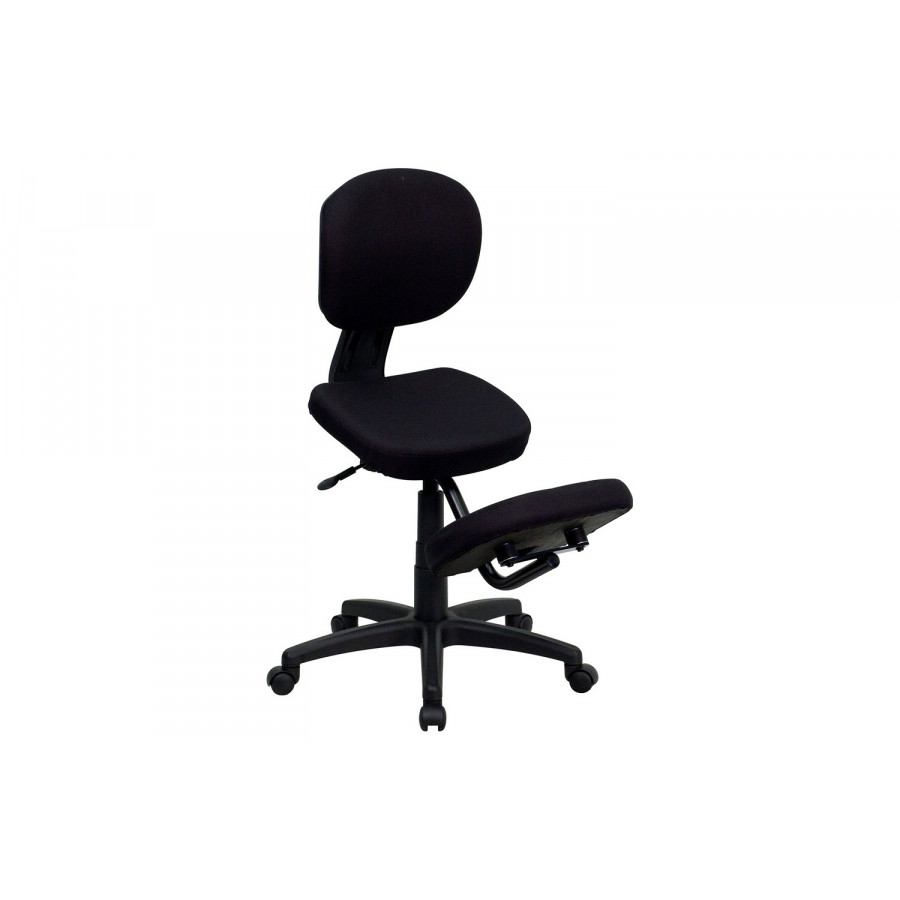 BLNK - Tatum Fabric Mobile Ergonomic Kneeling Posture Task Office Chair with Back