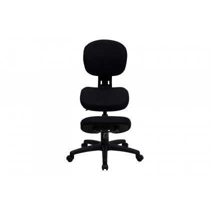 BLNK - Tatum Fabric Mobile Ergonomic Kneeling Posture Task Office Chair with Back