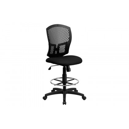BLNK - Moss Fabric Mid-Back Designer Drafting Chair