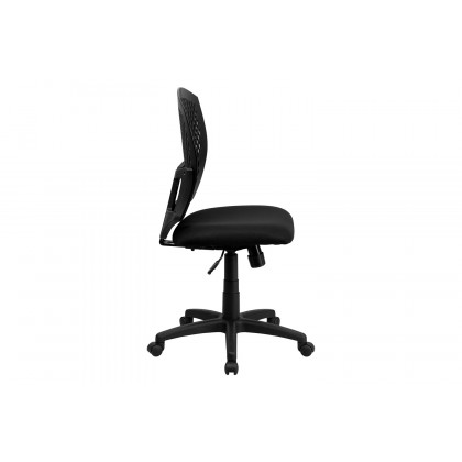 BLNK Moss Fabric Mid-Back Designer Swivel Task Office Chair
