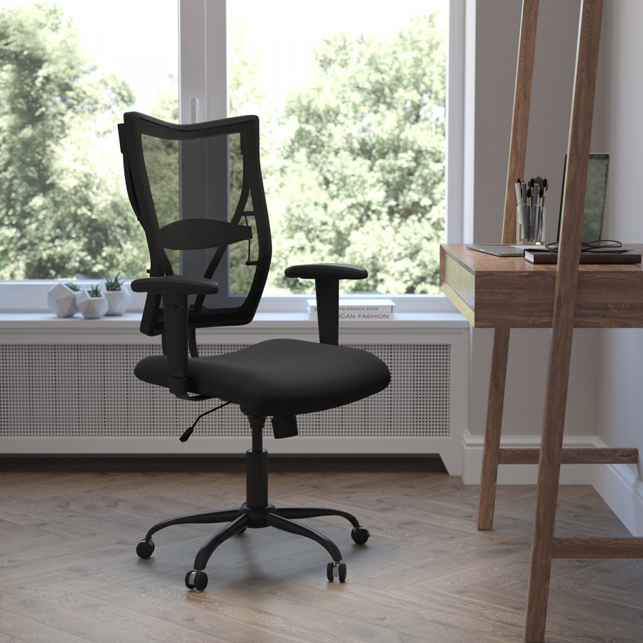 BLNK - HERCULES Series Mesh Executive Swivel Ergonomic Office Chair with Adjustable Arms