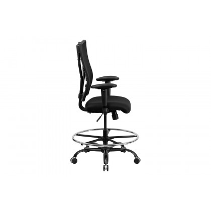 BLNK - HERCULES Series Mesh Ergonomic Drafting Chair with Adjustable Arms