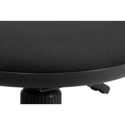 BLNK - Frakes Black Ergonomic Stool with Foot Ring