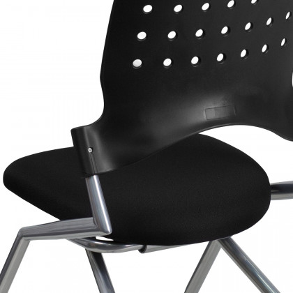 BLNK Galaxy Fabric Mobile Nesting Chair with Black Seat
